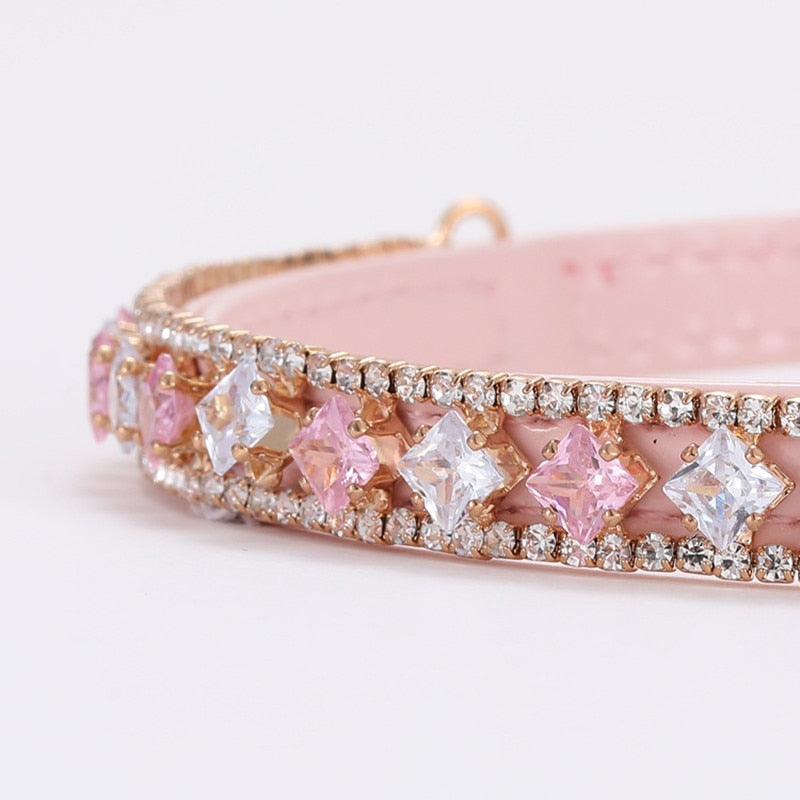 Pearl, Crystal and Rhinestone Small Dog and Cat Collars