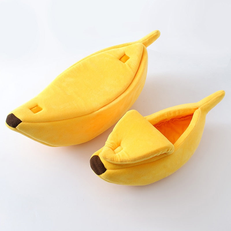 Cute Cozy Banana Pet Bed (Multi-Color)