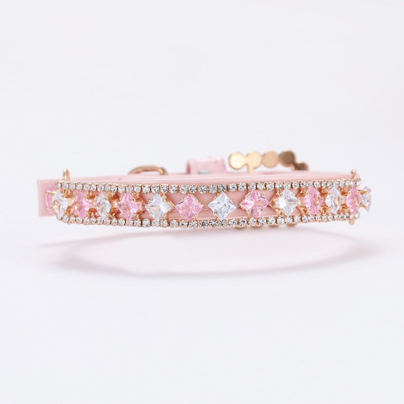 Pearl, Crystal and Rhinestone Small Dog and Cat Collars